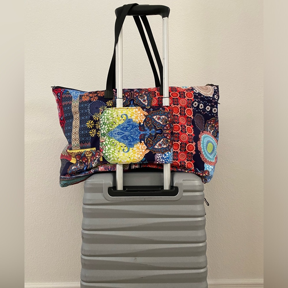 Johnny Was Colorful Travel Tote